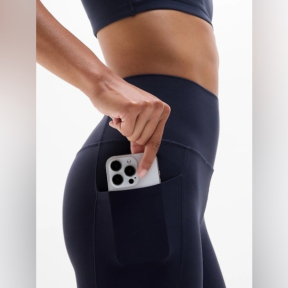 Athleta Ultimate Stash High Rise Full Length Yoga Leggings Activewear Running - Picture 3 of 12